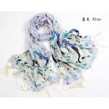 Women's scarf 100% Wool Pashmina Cashmere Shawl/Wrap Floral Scarves Shawls